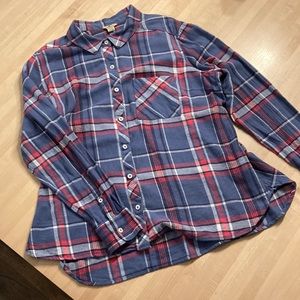 Blue/red flannel